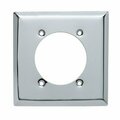 Pass & Seymour 2G 2.49" Chr Wall Plate S3863C